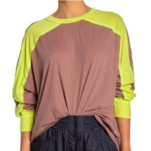 Free People Movement Size S Small All About It Long Sleeve Shirt